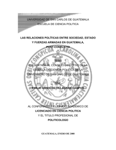 universidad de san carlos de guatemala escuela de ciencia politica