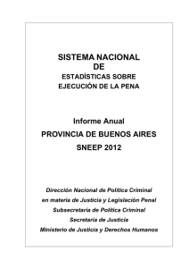 Buenos Aires - 2012 - Ministerio de Justicia y Derechos Humanos