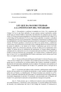 Ley de Notariado - Biblioteca UCC Virtual