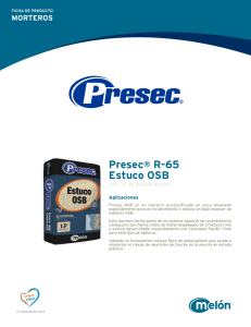 Presec® R-65 Estuco OSB