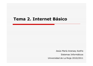 Internet Básico - Universidad de La Rioja