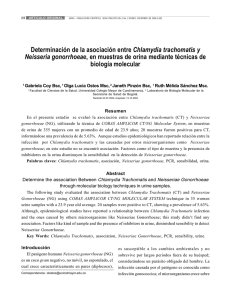 Determinación de la asociación entre Chlamydia trachomatis y