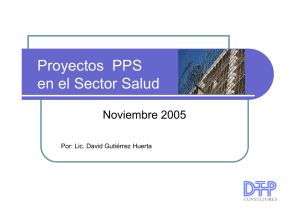 Proyectos PPS en el Sector Salud