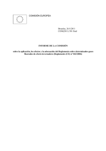COMISIÓN EUROPEA Bruselas, 26.9.2011 COM(2011) 581 final