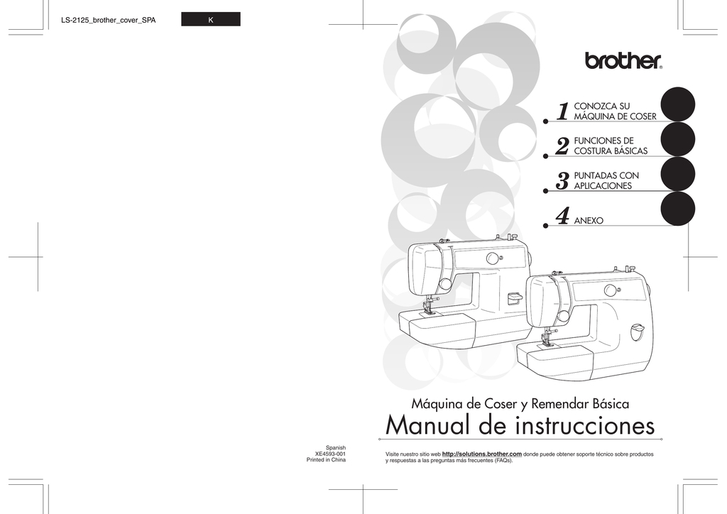 Como Enhebrar Una Maquina De Coser Brother Ls 2125 Noticias Máquina