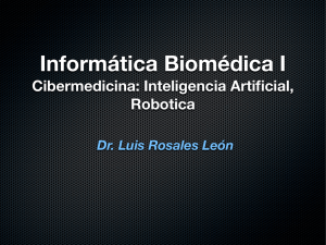Cibermedicina: Inteligencia Artificial, Robotica