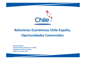Relaciones Económicas Chile-España, Oportunidades Comerciales
