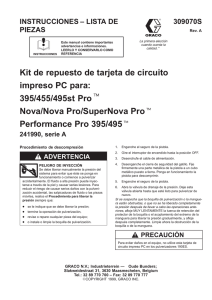 309070a , Kit de repuesto de tarjeta de circuito impreso PC