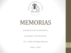 introductoria al tema: Memorias