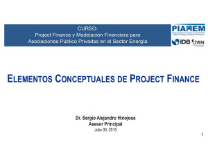 elementos conceptuales de project finance