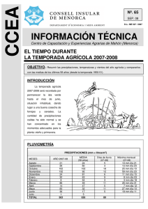 65. el tiempo durante la temporada agrícola 2007-2008