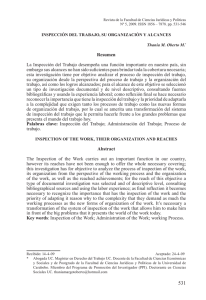 Resumen La Inspección del Trabajo desempeña una función