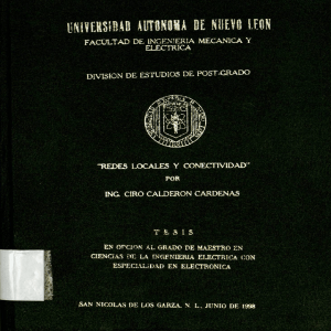 redes locales y conectividad - Universidad Autónoma de Nuevo León