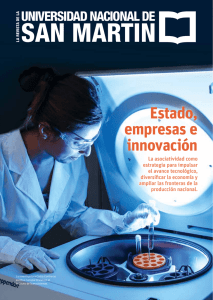 Estado, empresas e innovación - Universidad Nacional de San Martín