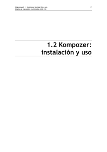 1.2 Kompozer: instalación y uso
