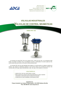 ADCA - Válvulas de control neumáticas PWV 40I