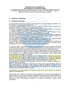 Reglamento Servicios vigente a partir del 15.03.2015