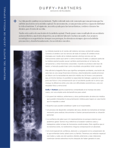 resumen del bufete: lesión de médula espinal
