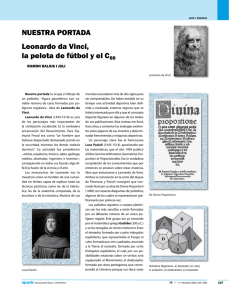 Nuestra portada Leonardo da Vinci, la pelota de fútbol y el C60
