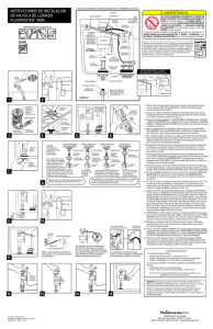 instrucciones de instalacion de valvula de llenado fluidmaster® 400a