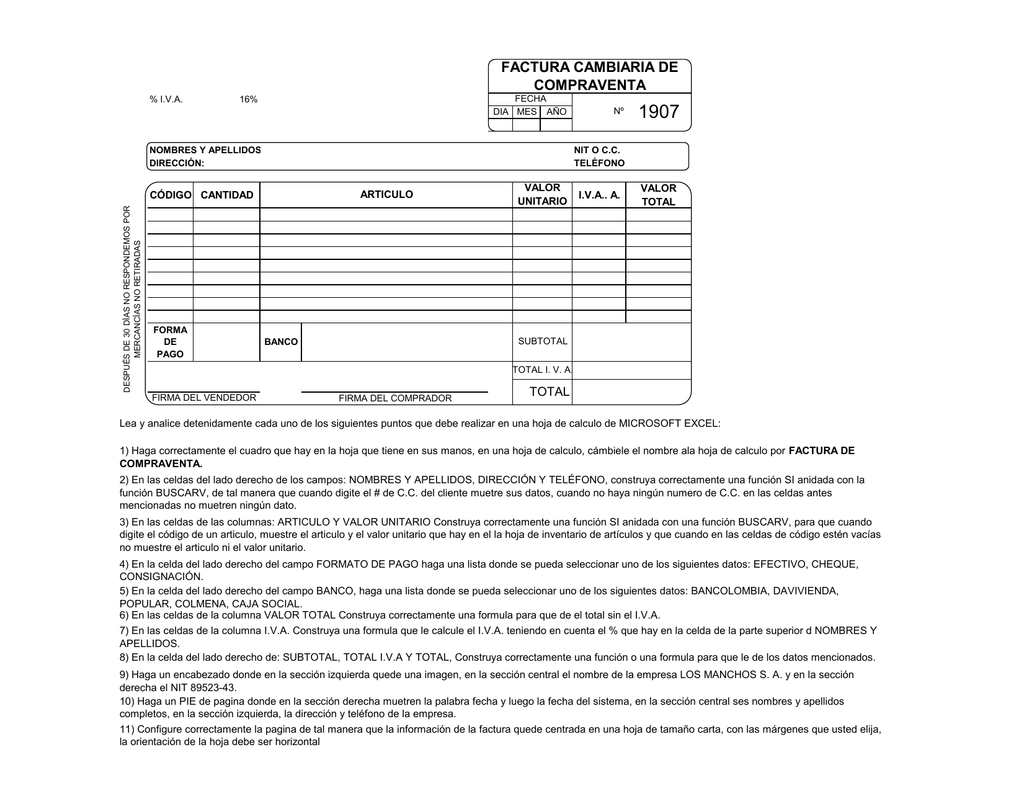 Factura Cambiaria Todo Lo Que Necesitas Saber Sedereg 3993