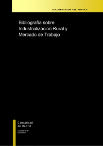 º Bibliografía sobre Industrialización Rural y Mercado de Trabajo