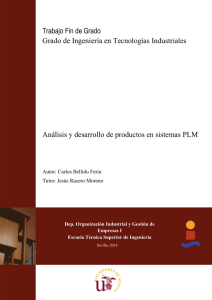 Análisis y desarrollo de productos en sistemas PLM