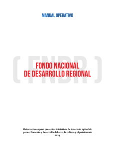 FONDO NACIONAL DE DESARROLLO REGIONAL