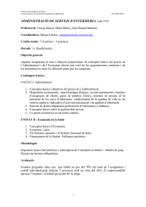 ADMINISTRACIÓ DE SERVEIS D`INFERMERIA codi 7332