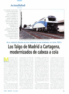 Los Talgo de Madrid a Cartagena, modernizados de cabeza a cola