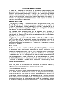 Listado miembros Consejo Asesor - Diario del Ayuntamiento de