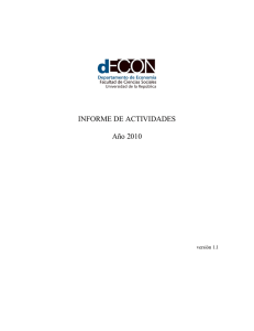 Informe 2010 - Facultad de Ciencias Sociales