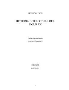 Watson Peter - Historia Intelectual Del Siglo XX