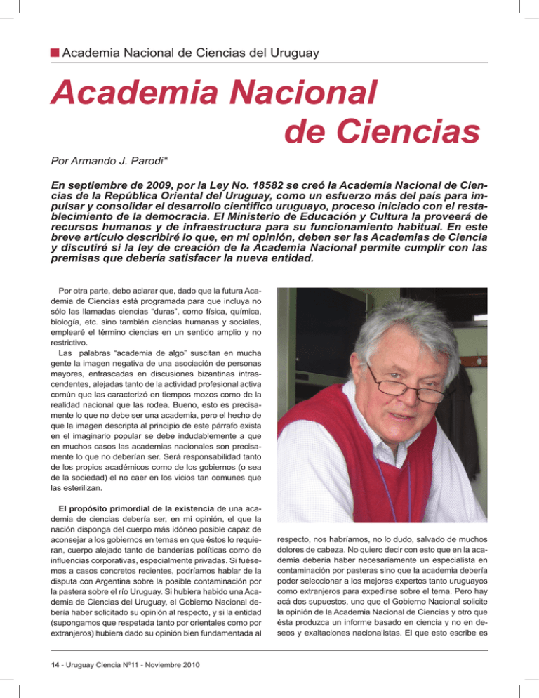 Academia Nacional de Ciencias