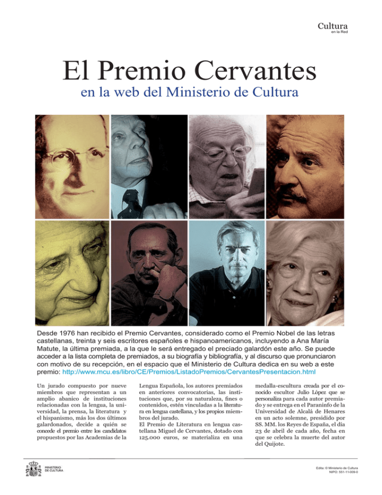 El Premio Cervantes