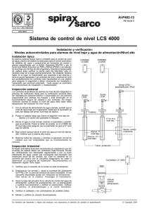 Sistema de control de nivel LCS 4000