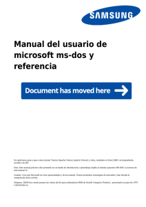 Manual del usuario de microsoft ms