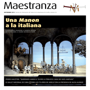 Una Manon - Teatro de la Maestranza