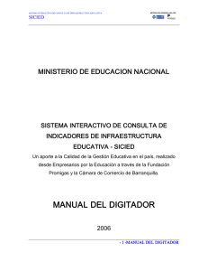 manual del digitador - Ministerio de Educación