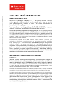 AVISO LEGAL Y POLÍTICA DE PRIVACIDAD