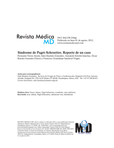 Rep Casp. Síndrome de Paget-Schroetter Rev Med MD 3(4) 2012