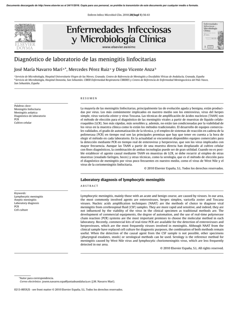 Enfermedades Infecciosas Y Microbiología Clínica