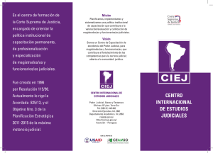 CENTRO INTERNACIONAL DE ESTUDIOS JUDICIALES