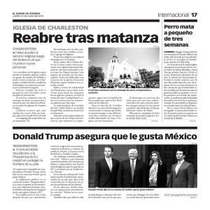 Reabre tras matanza - El Diario de Sonora
