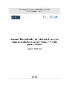 Sistema Chile Solidario y la Politica de Proteccion Social de Chile