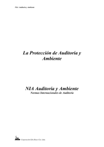 NIA auditoria y ambiente - Colegio de Contadores del Estado Sucre