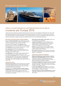 cruceros por Europa 2010