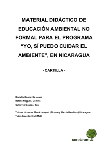 MATERIAL DIDÁCTICO DE EDUCACIÓN AMBIENTAL NO FORMAL