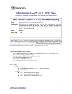 "Basics": Entendiendo la Java Virtual Machine