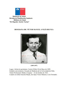 Biografía Dr. Víctor Manuel Avilés